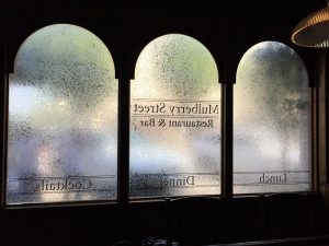 custom frosted window privacy film